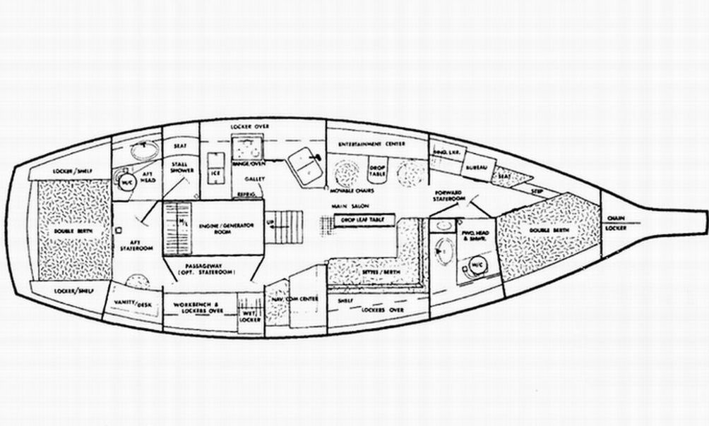 Endeavour 43 gallery image with filename: endeavour43-layout.jpg