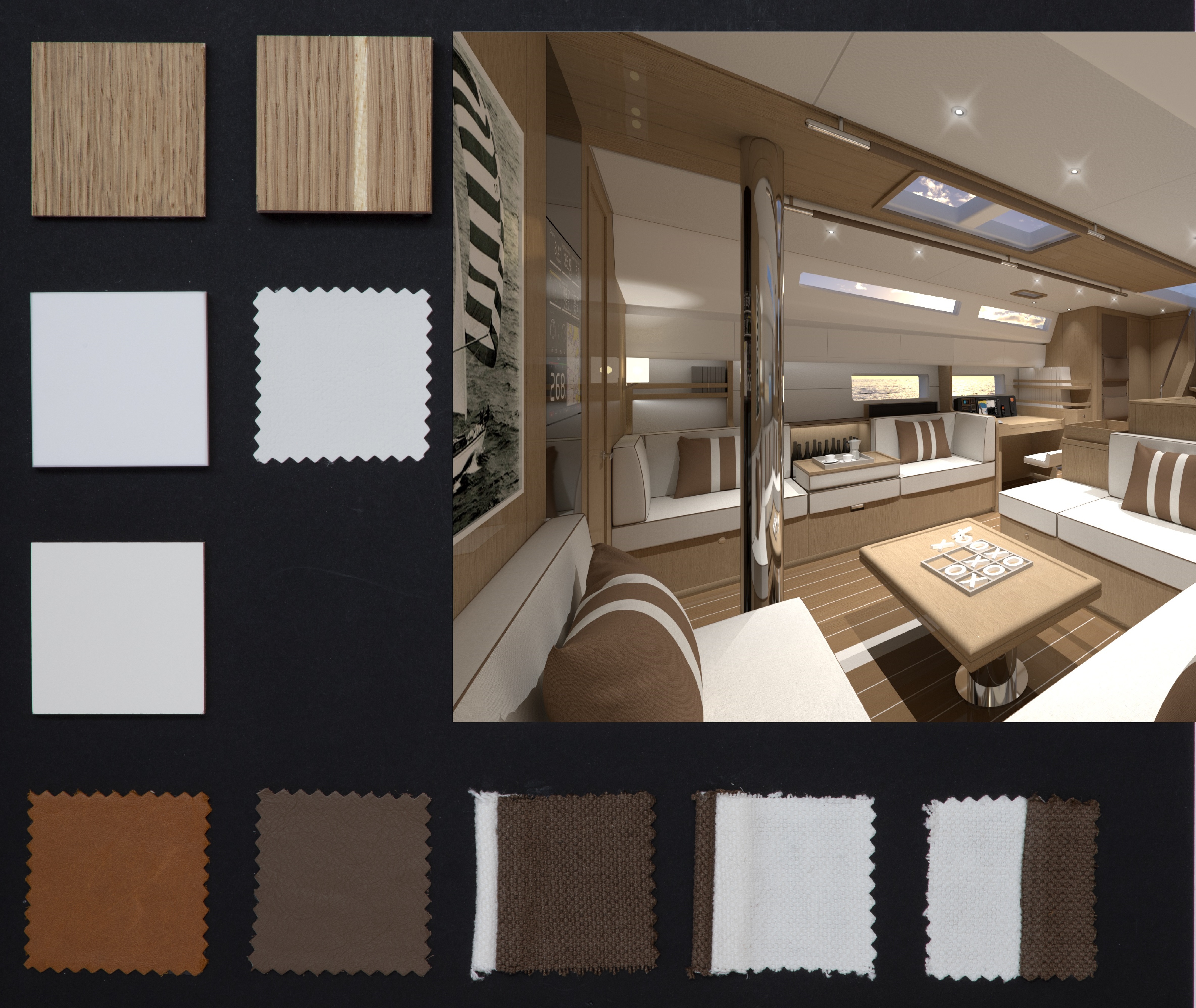 Swan 58 interior